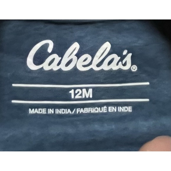 Cabela's Kids Long Sleeve Sweatshirt and Pants Set Blue 12 month NWOT - Picture 5 of 6